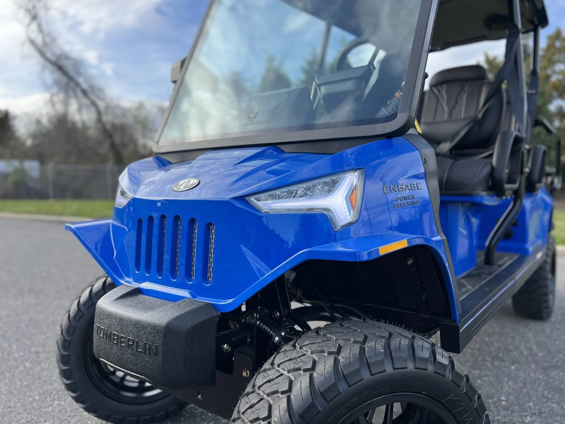 Blue 2024 Tomberlin Engage Ghosthawk Golf Cart for Sale