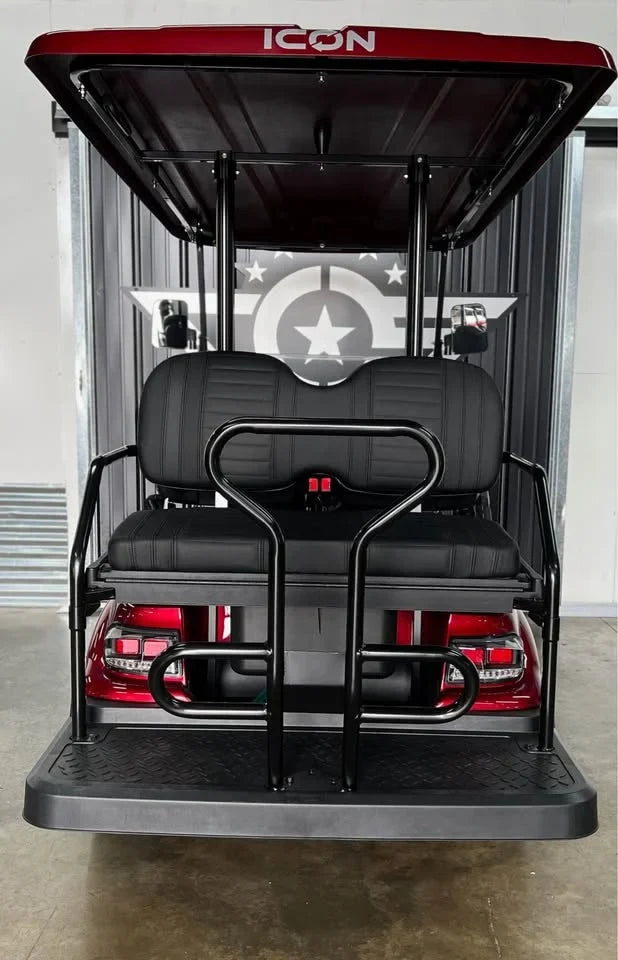 Red 2024 Icon EV I40 Golf Cart for Sale