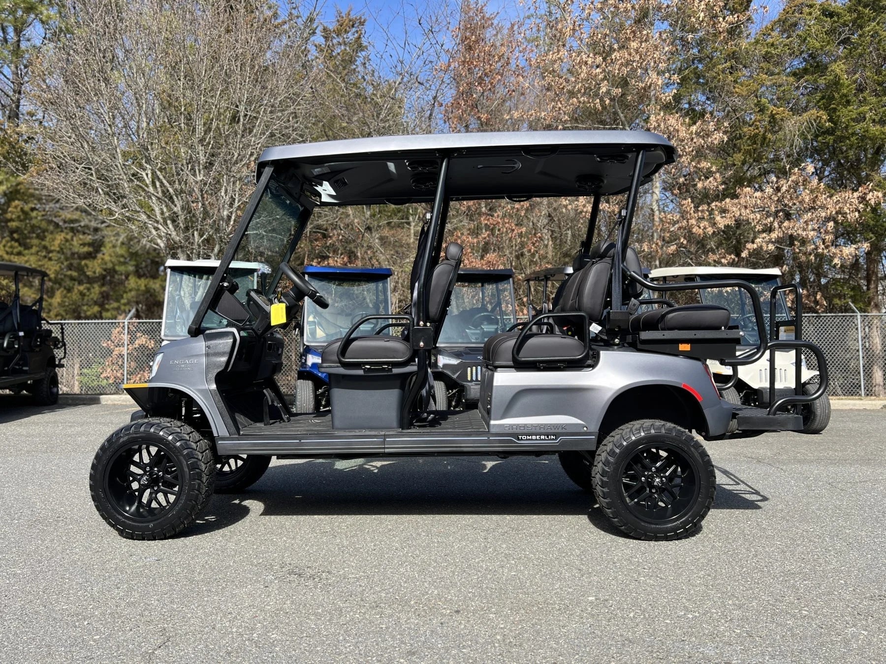 Black 2024 Tomberlin Engage Ghosthawk Golf Cart for Sale