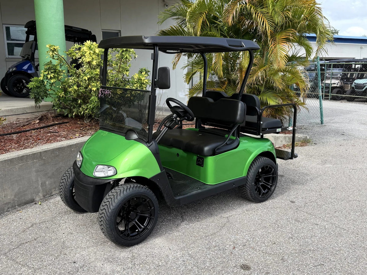 2020 E-Z-GO RXV Elite Lithium Monster Green Golf Cart for Sale (Green)