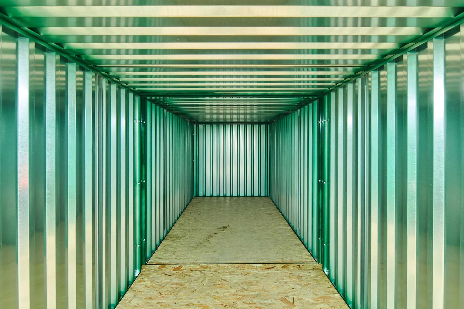 6M X 2.1M End Linked Flat Packed Container Bundle (Powder Coated)