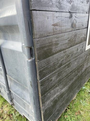 Shipping Container 20Ft Dark Grey With Black Timber Cladding