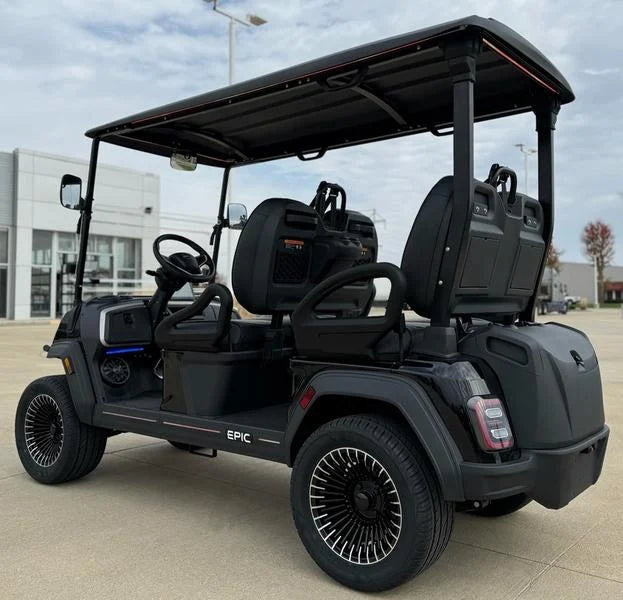 Black 2025 Epic E40FX Golf Cart for Sale