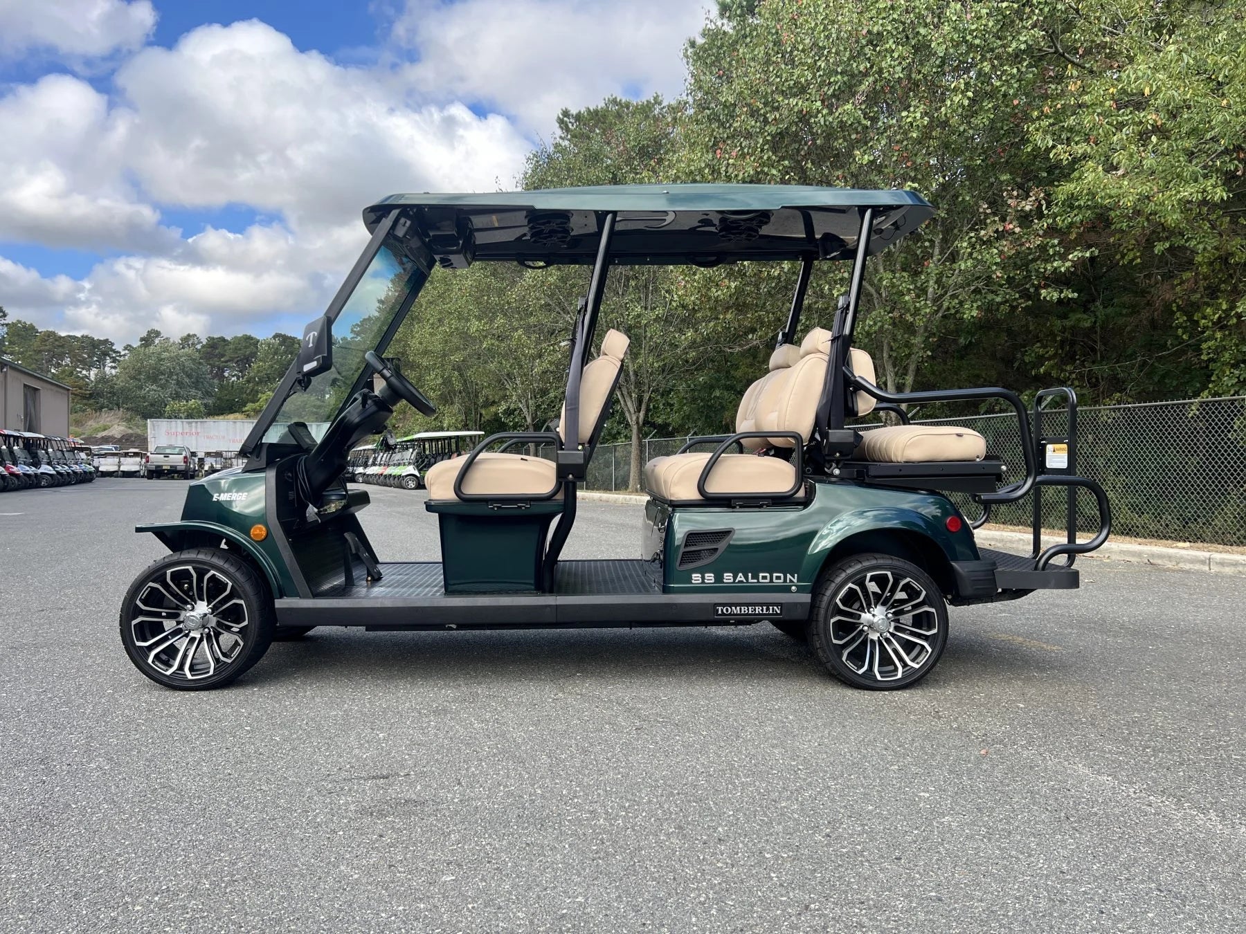 Green 2023 Tomberlin Saloon Golf Cart for Sale