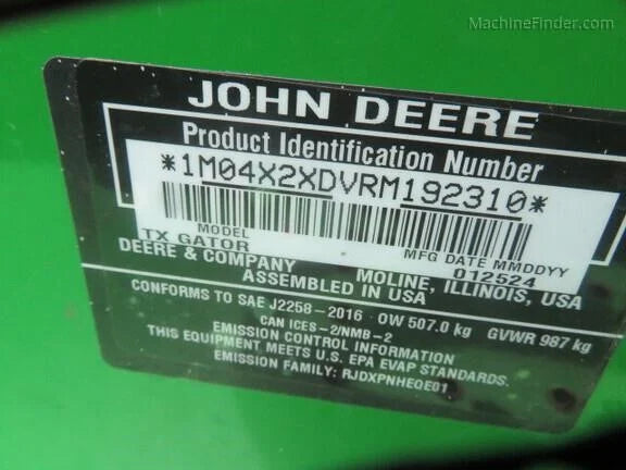2024 John Deere Gator TX 2WD Gas Utility Cart For Sale