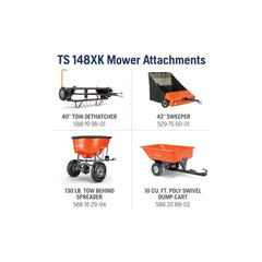 Husqvarna TS 348 (48″) 24HP Kohler Garden Tractor