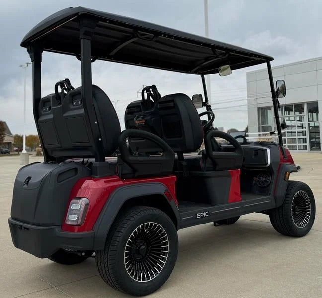 Red 2025 Epic E40FX Golf Cart for Sale