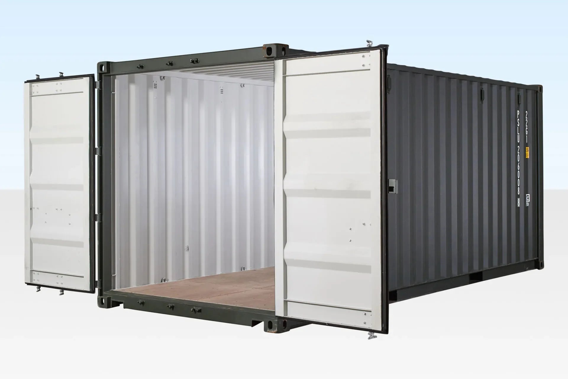 20Ft Shipping Container (One Trip) – Dark Green