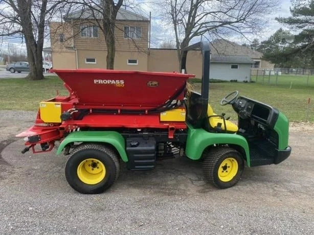 John Deere ProGator 2020A Utility Cart with Tycrop 180 Top Dresser for Sale