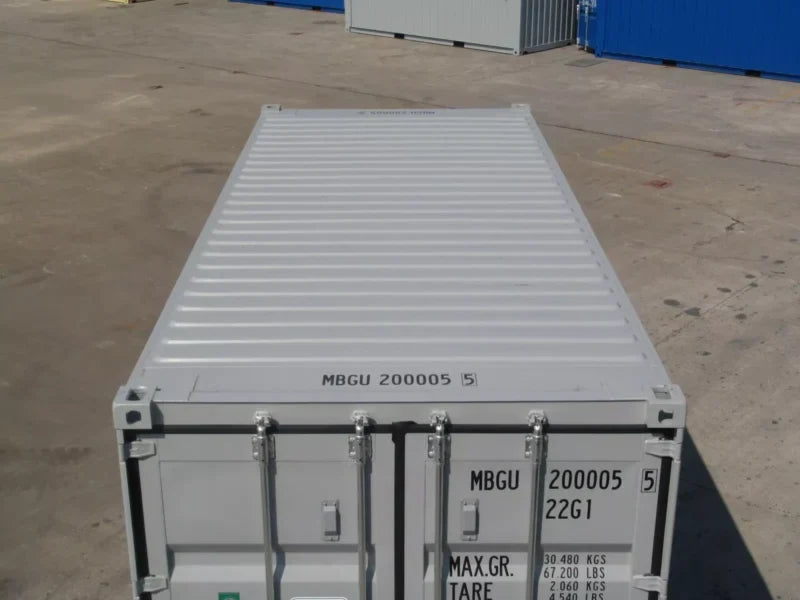 Grey New build 20ft Shipping Container