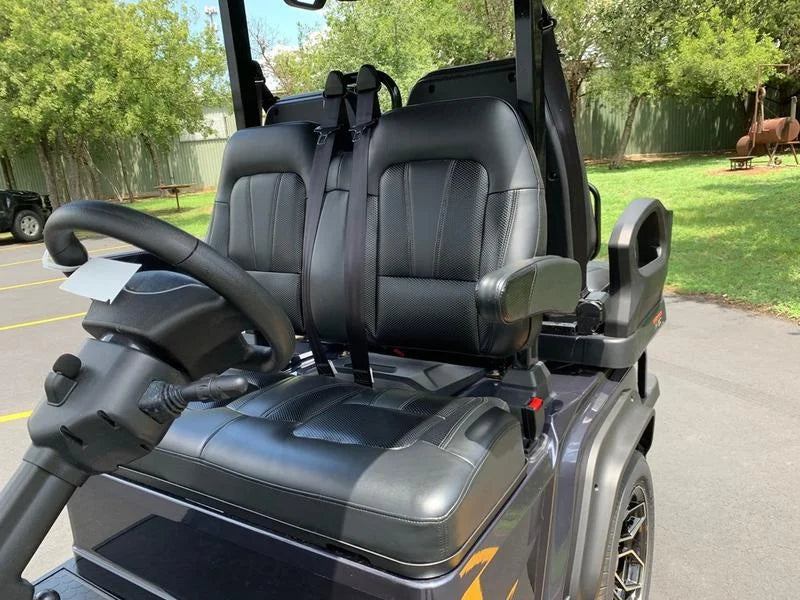 Black 2024 EVolution D5 Ranger 2+2 Golf Cart for Sale