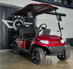 Red 2024 Icon EV I40 Golf Cart for Sale