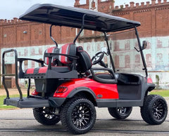 Red 2022 Alpha EV 2+2 Sport Golf Cart for Sale