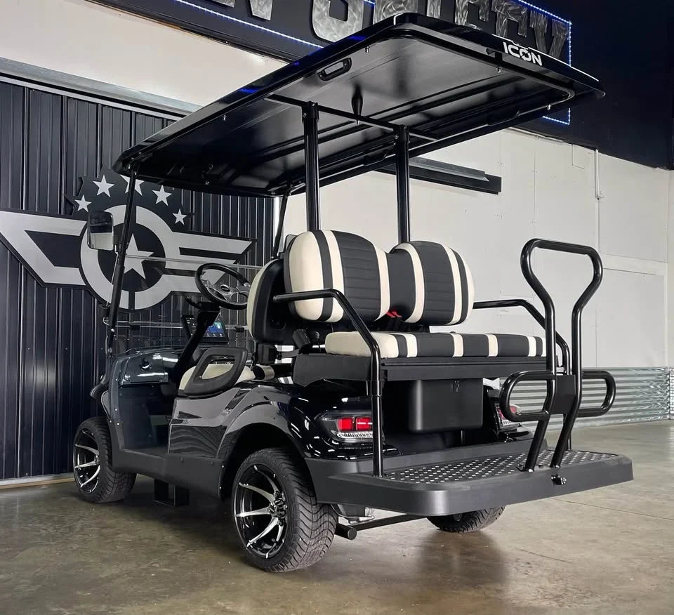 Black 2024 Icon EV I40 Golf Cart for Sale