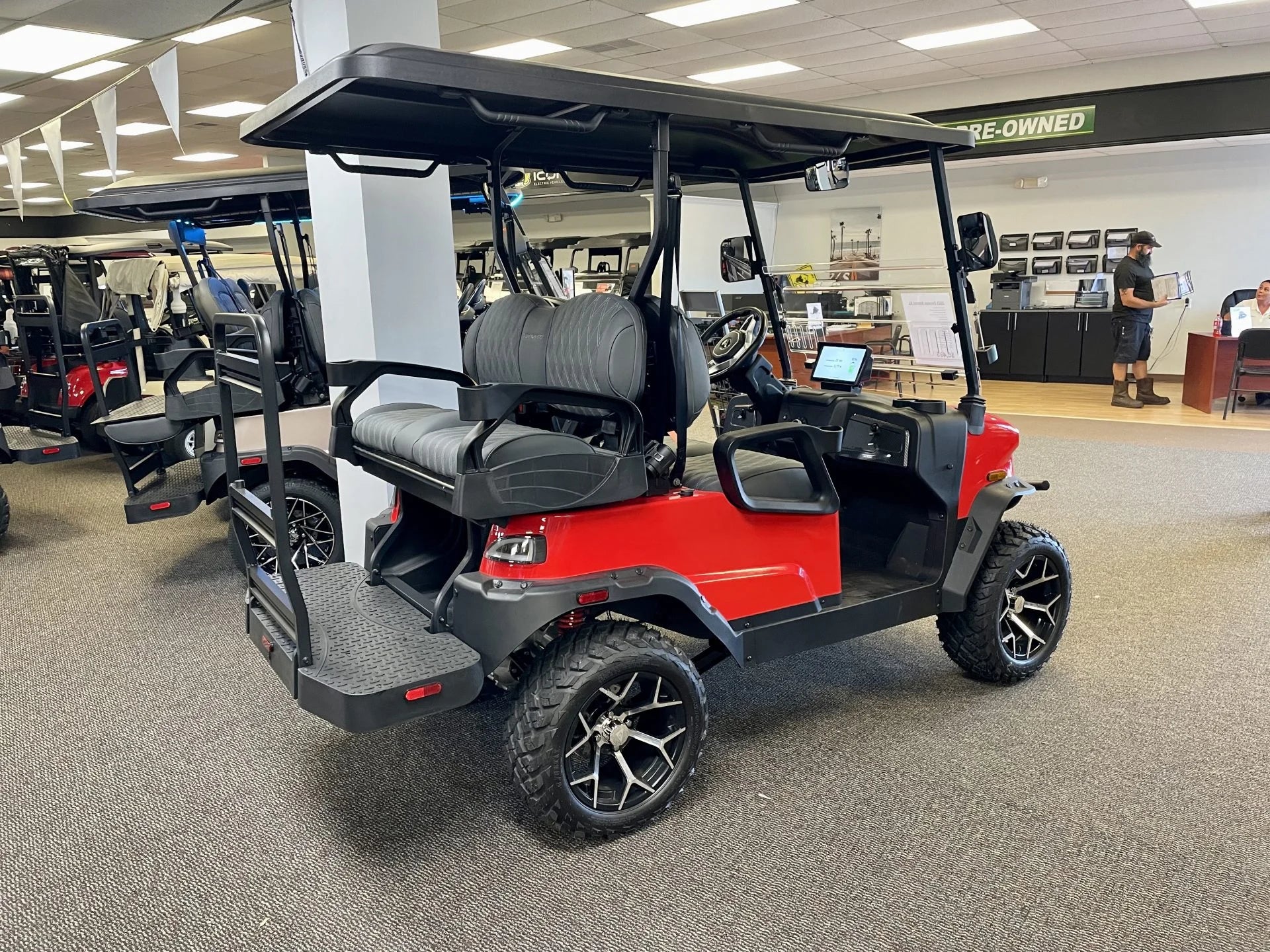 2026 Denago EV Nomad XL Golf Cart for Sale (Scarlet Red)