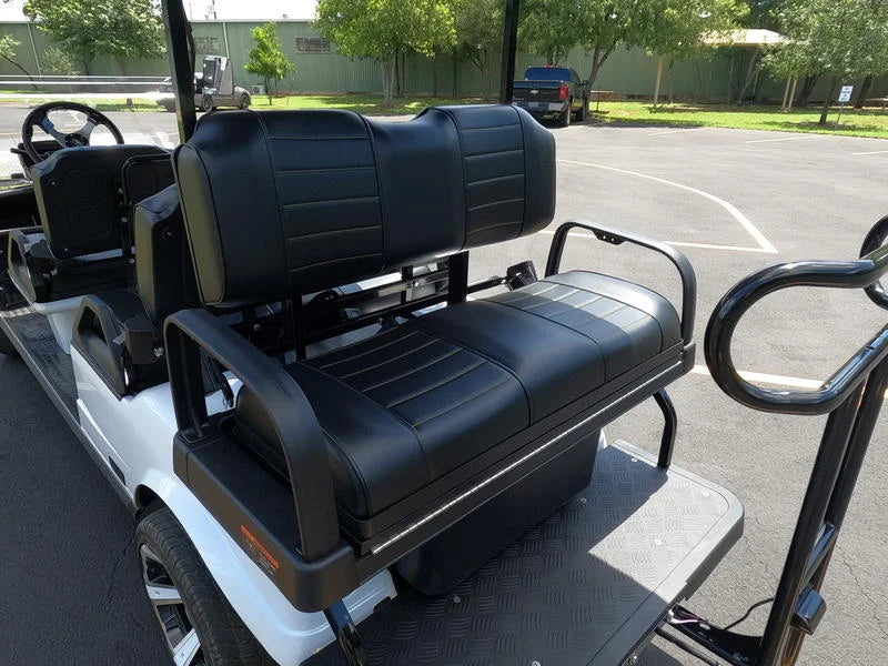 White 2024 EVolution Carrier 6 Plus Golf Cart For Sale
