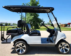2024 Evolution 48v Lithium Electric Golf Cart with Custom Rims & Flip Seat