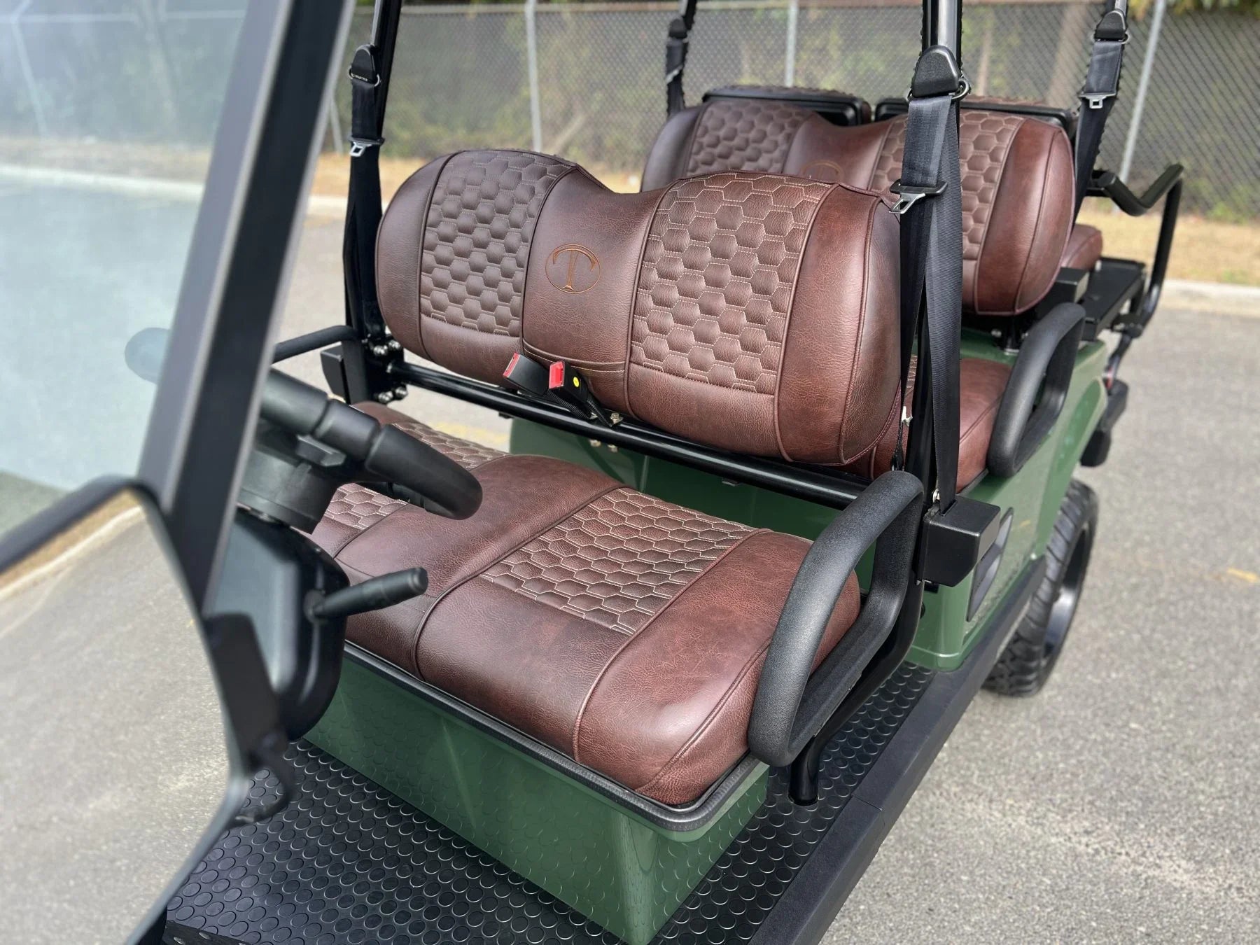 Green 2023 Tomberlin E4 Ghosthawk Defender Golf Cart for Sale
