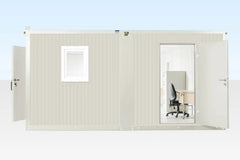 6.5M X 4.6M Side Linked Flat Pack Container Office