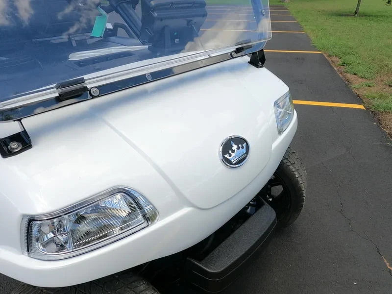 White 2024 EVolution Carrier 6 Plus Golf Cart For Sale