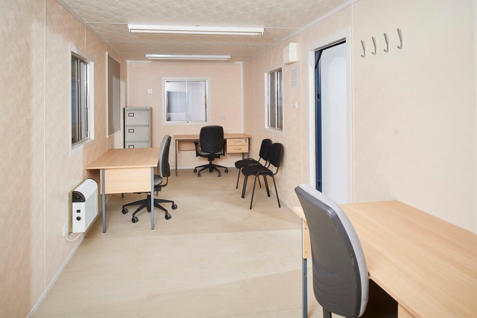 24Ft x 9Ft Steel Anti-Vandal Office Cabin