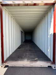 40ft shipping container with man door