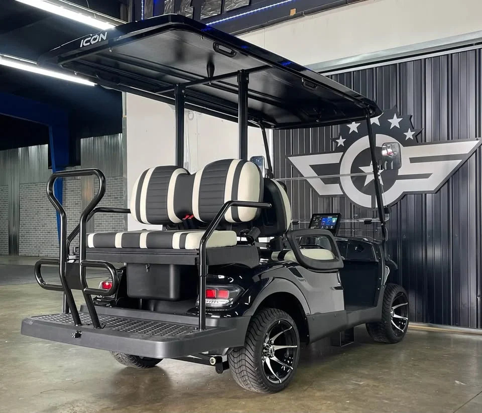 Black 2024 Icon EV I40 Golf Cart for Sale