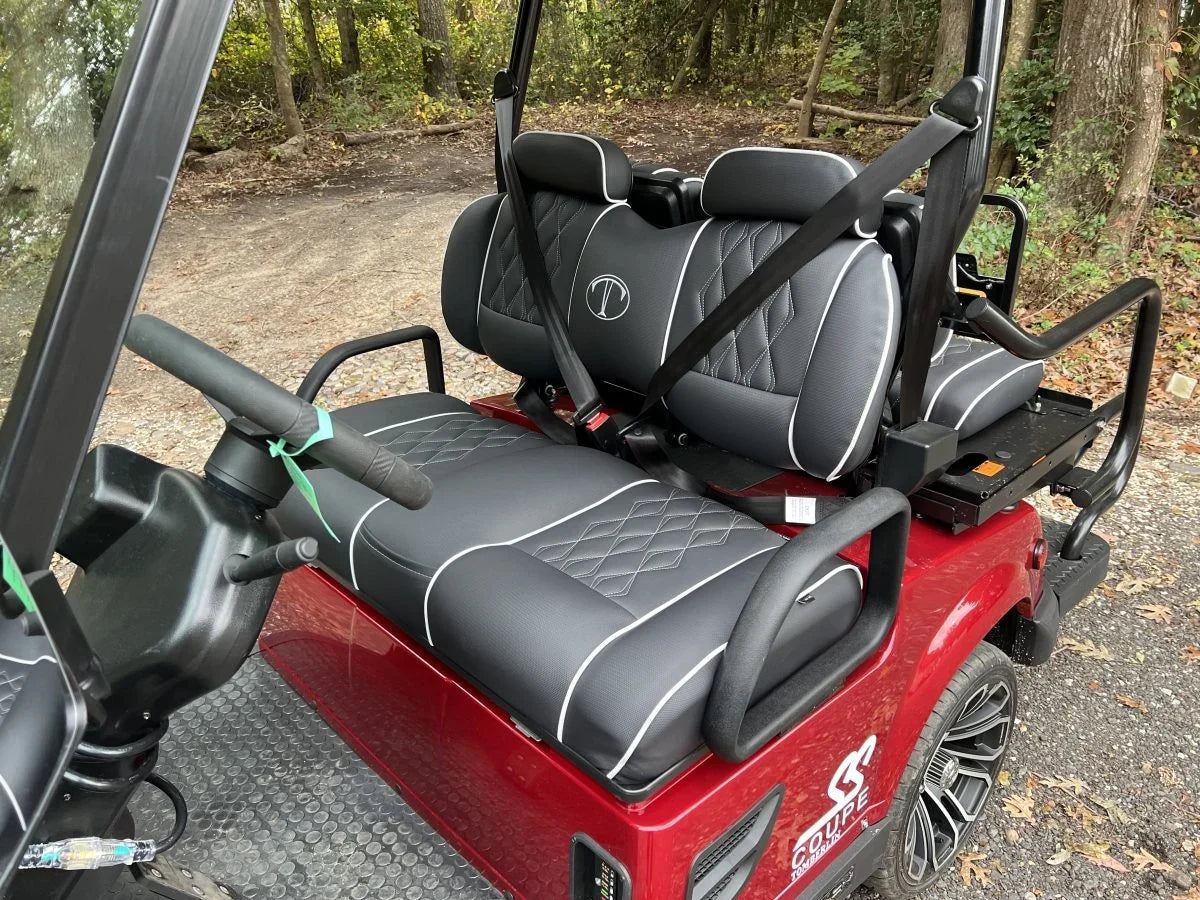 Red 2023 Tomberlin E2 SS Coupe Golf Cart for Sale