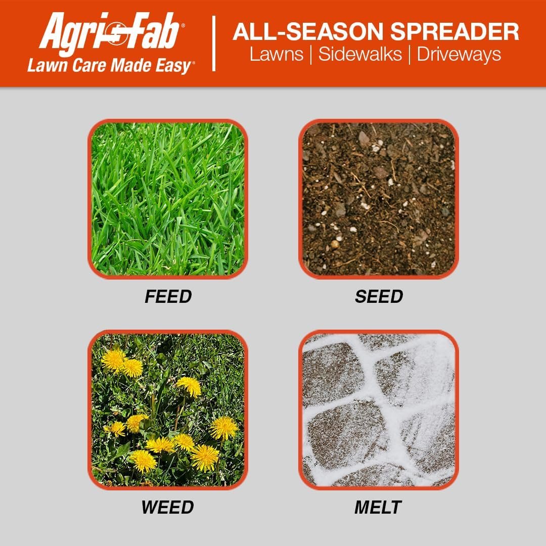 Agri-Fab 45-0543 Tow-Behind 100 lb Lawn & Garden Spiker Seeder Spreader