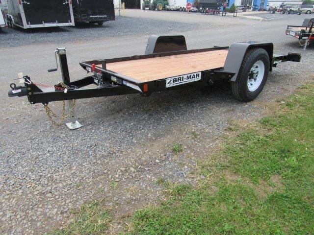 BWise 5 x 12 Equipment Trailer – Single Axle Tilt-Deck