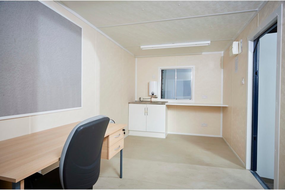 20Ft x 8Ft Steel Office/Canteen Cabin