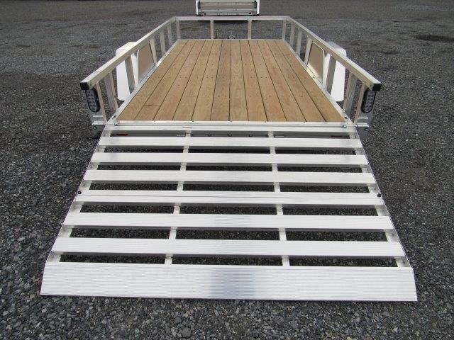 Sport Haven 6×12 Aluminum Utility Trailer – Bi-Fold Ramp Gate