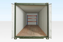 Adjustable, Heavy Duty Three Tier Racking For Rear Of Container