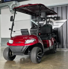 Red 2024 Icon EV I40 Golf Cart for Sale