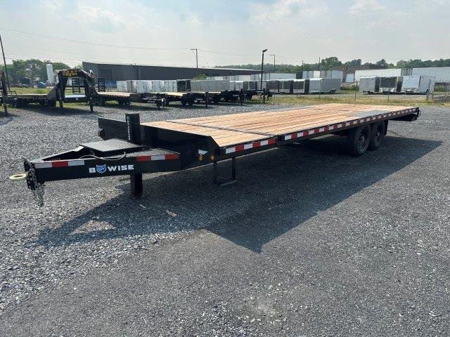 BWise 8 x 26 Deckover Equipment Trailer – Split Tilt Deck