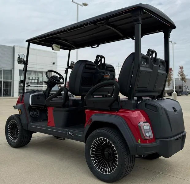 Red 2025 Epic E40FX Golf Cart for Sale