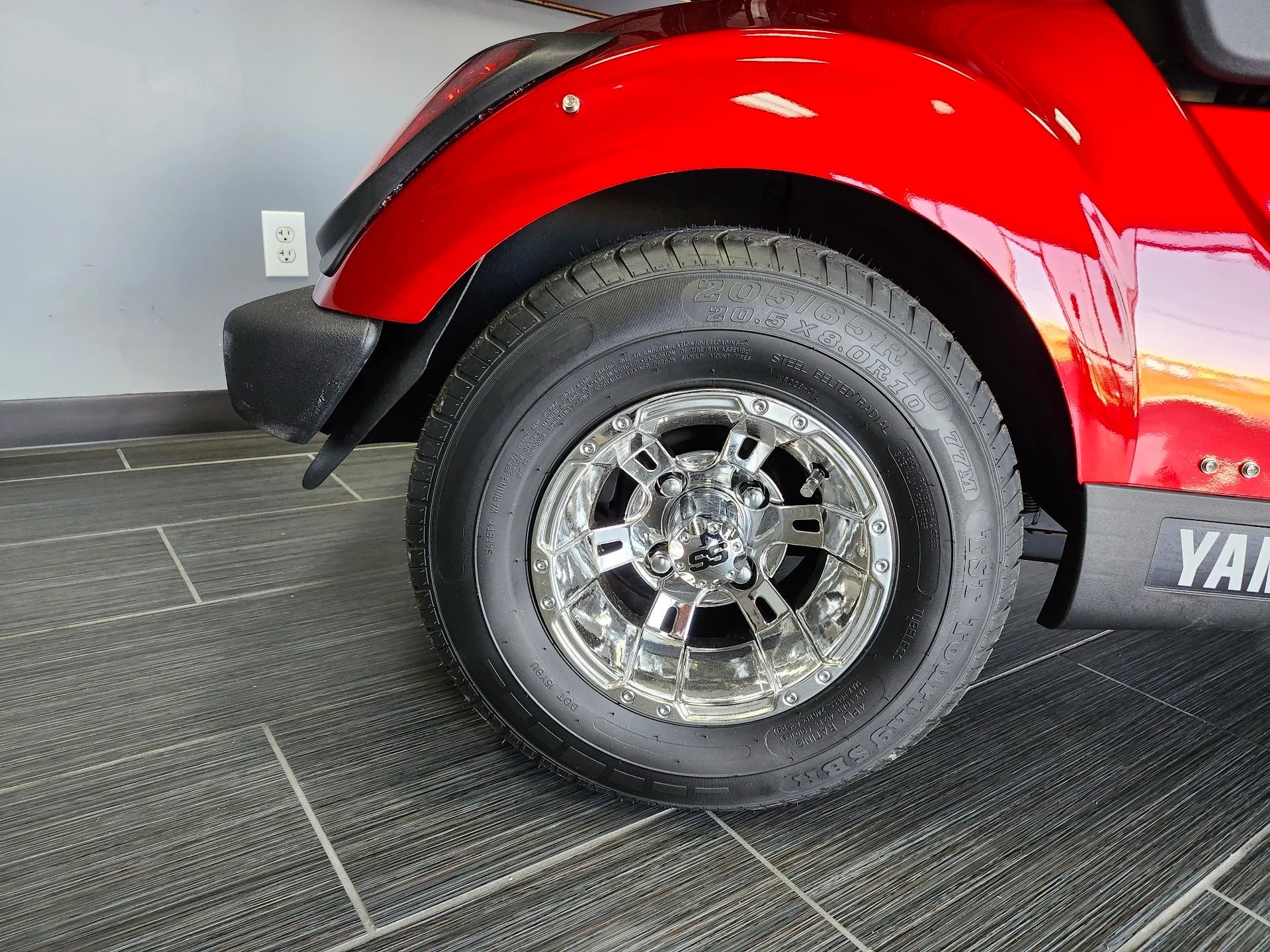 Red 2021 Yamaha Drive 2 QuieTech EFI Golf Cart for Sale