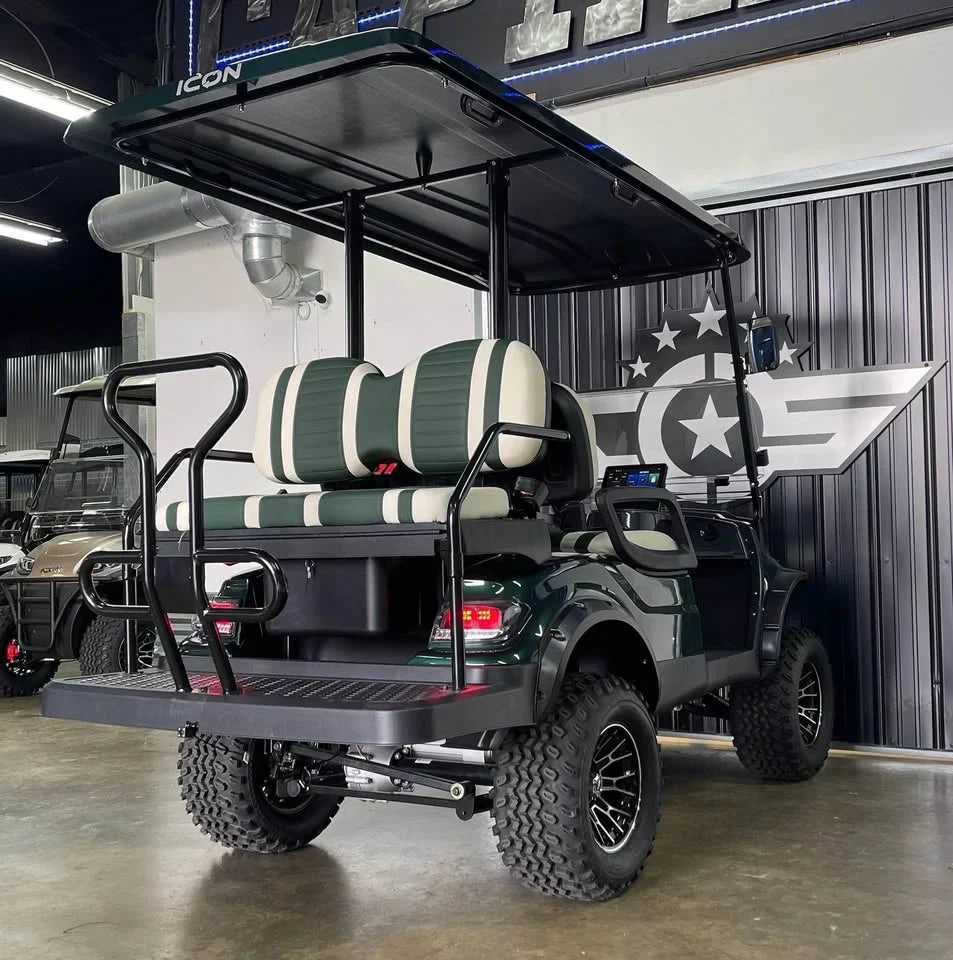 Green 2024 Icon EV I40L Golf Cart for Sale