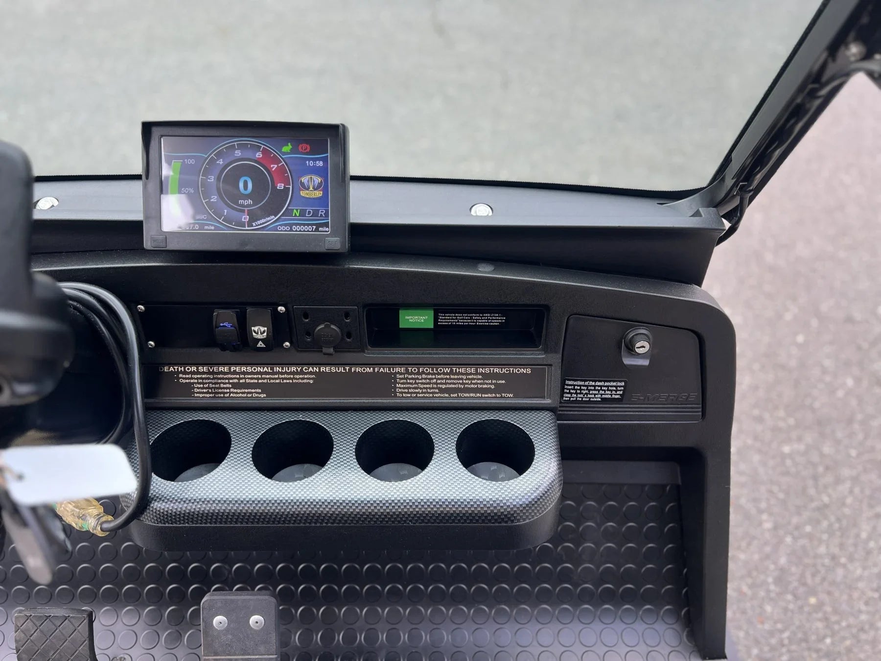 Green 2023 Tomberlin Saloon Golf Cart for Sale