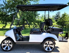 2024 Evolution 48v Lithium Electric Golf Cart with Custom Rims & Flip Seat