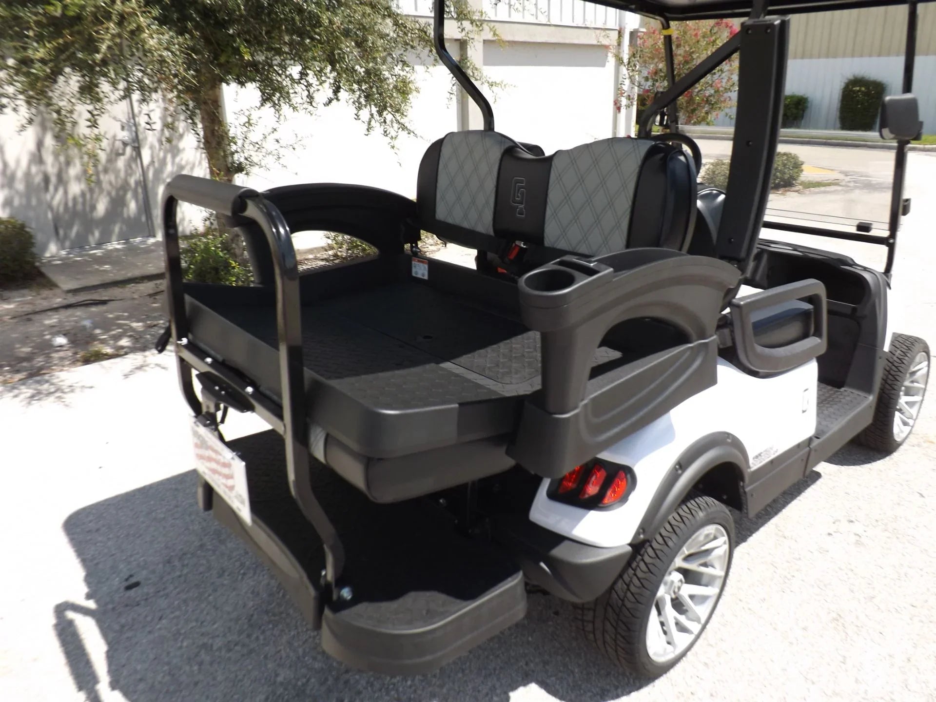 White 2023 HONOR LSV 2+2 G1 Lifted Lithium Golf Cart for Sale