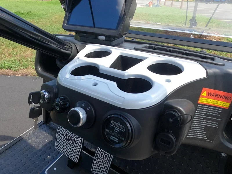 White 2024 EVolution Carrier 6 Plus Golf Cart For Sale