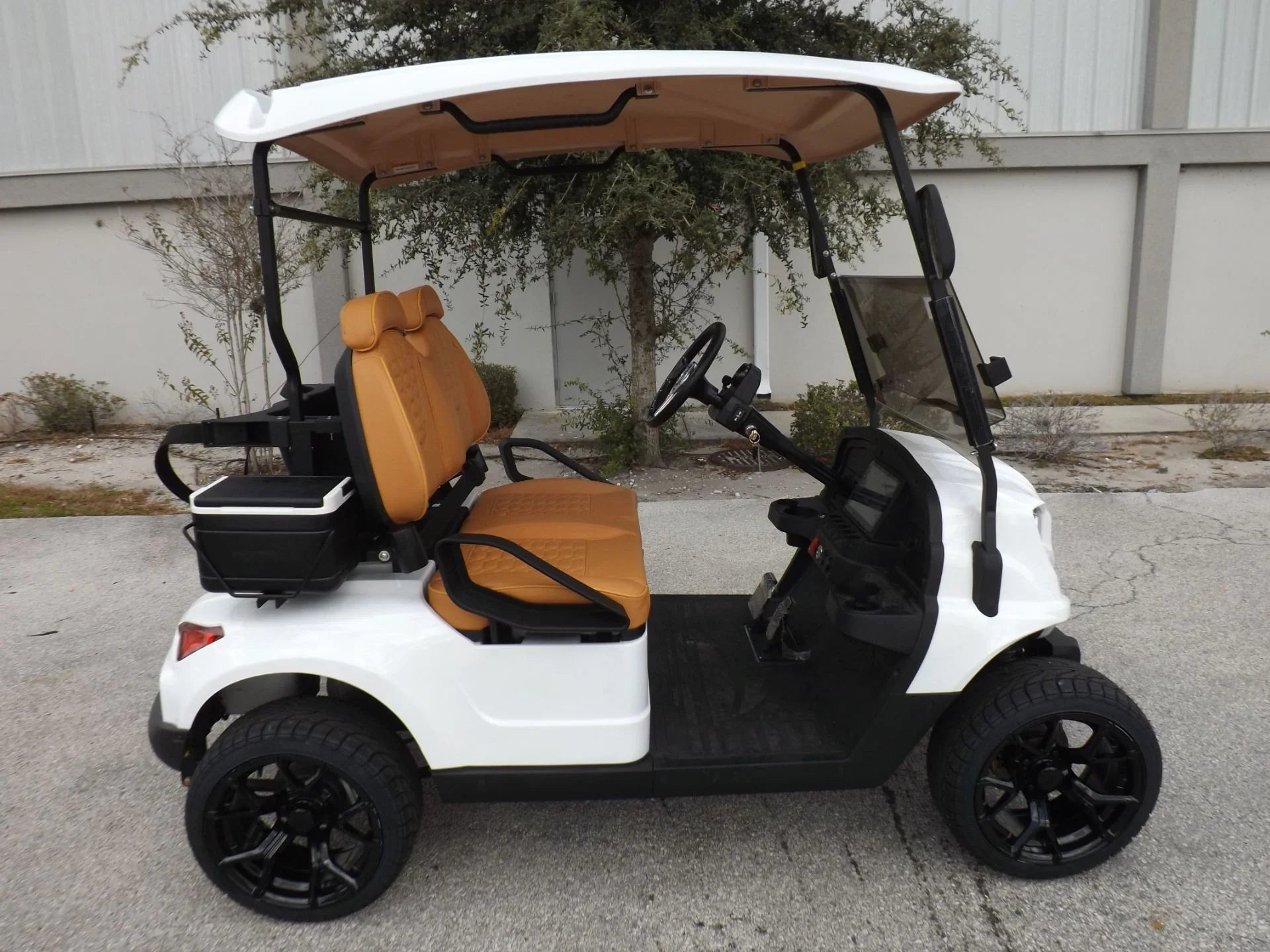 White 2024 GORILLA G2 LI 2 Pass Lithium Golf Cart for Sale