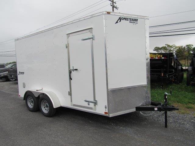 Homesteader 7 x 14 V-Nose Enclosed Trailer – 12″ Added Height