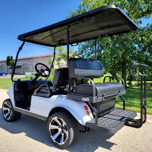 2024 Evolution 48v Lithium Electric Golf Cart with Custom Rims & Flip Seat