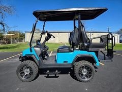 Blue 2025 EVolution D5 Maverick 2+2 Golf Cart for Sale