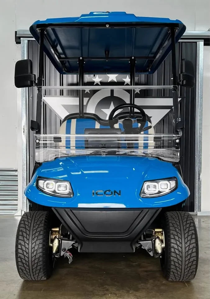 Blue 2024 Icon EV I40 Golf Cart for Sale