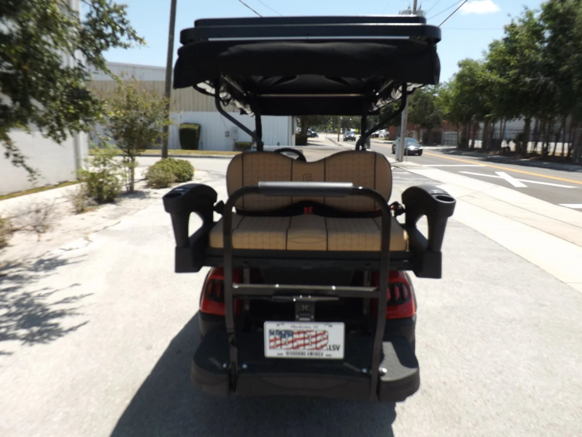 Red 2024 HONOR LSV 2+2 G1 Lifted Lithium Golf Cart for Sale