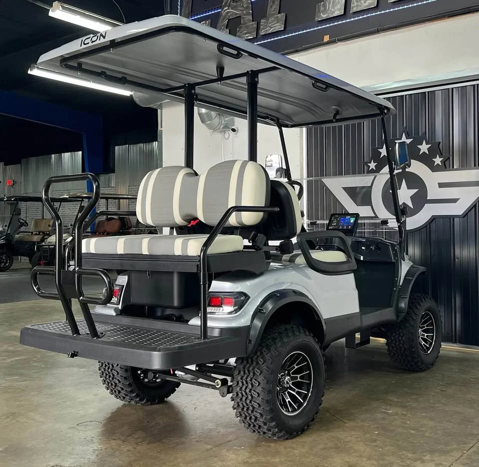 Gray 2024 Icon EV I40L Golf Cart for Sale