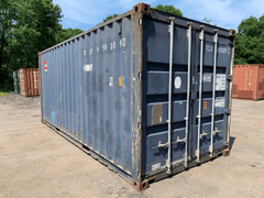 20′ x 8′ x 8.5′ Tall –Used Shipping / Storage Container-Wind and Watertight – Blue